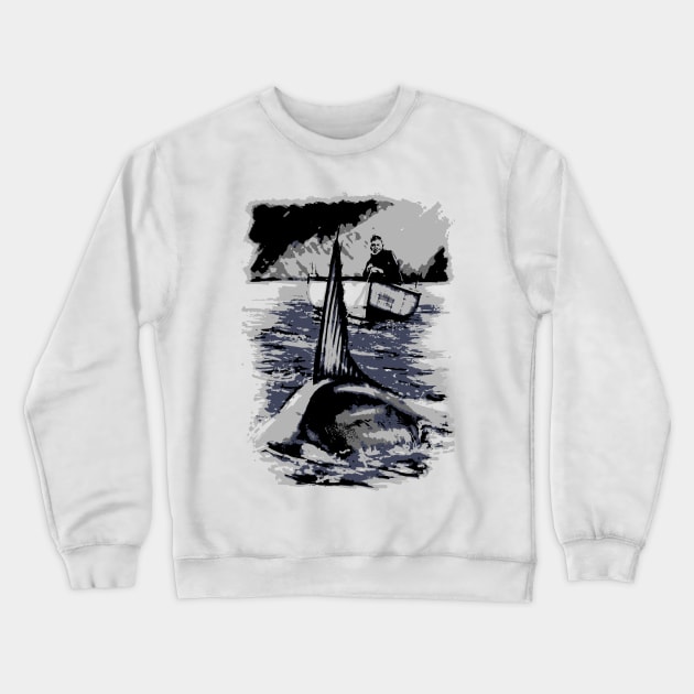 The Old Man and The Sea - Ernest Hemingway Crewneck Sweatshirt by riphan01